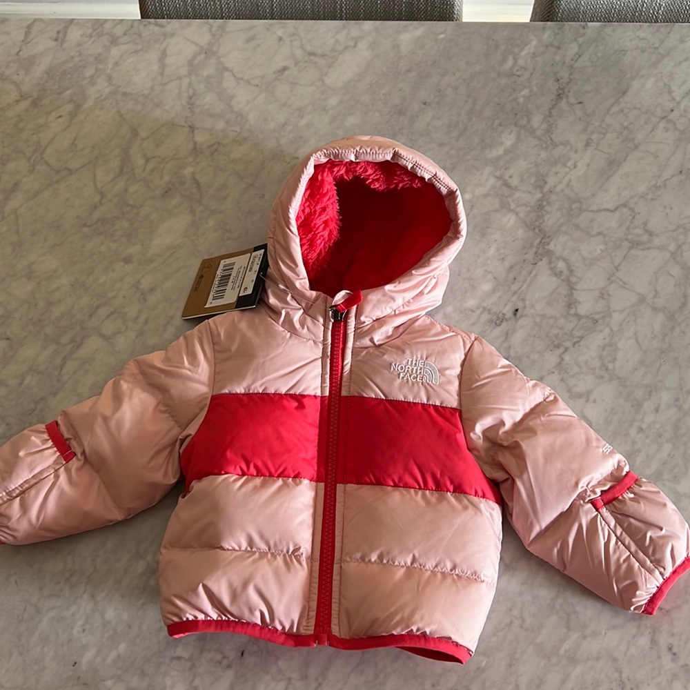 The North Face Infant Hooded Down Puffer Coat Jacket Brand New with tags